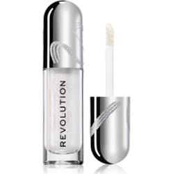 Makeup Revolution Metallic Muse Glitter Muse błyszczące cienie do powiek w płynie odcień Silver 3.5 ml