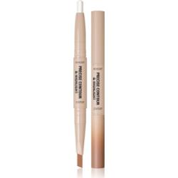 Makeup Revolution Precise Contour & Highlight Dwustronny sztyft do konturowania odcień Light 1.45 g