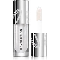 Makeup Revolution Metallic Muse Shimmer Bomb błyszczyk do ust z połyskiem odcień Frosted Muse 4.5 ml