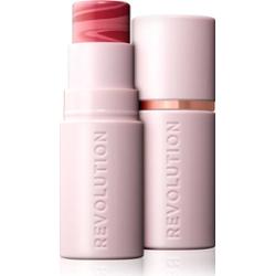 Makeup Revolution Skin Silk Blush Stick róż do policzków w kremie w sztyfcie odcień Rose Nude Pink 4.5 g