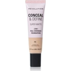 Makeup Revolution Conceal & Define podkład matujący odcień F4C 23 ml