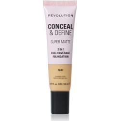 Makeup Revolution Conceal & Define podkład matujący odcień F9.2N 23 ml