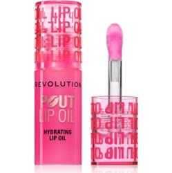 Makeup Revolution Pout Lip olejek do ust o działaniu nawilżającym odcień Raspberry Pink 3 ml