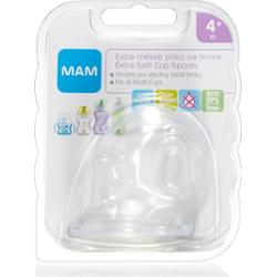 MAM Baby Bottles Extra Soft Cup Spout zapasowy ustnik 4m+ 2 szt.