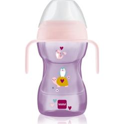 MAM Zabawa w picie różowy bez kapania szklanka 270 ml