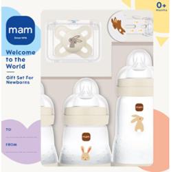 MAM Welcome to the World 0m+ zestaw upominkowy dla niemowląt Beige 1 szt.