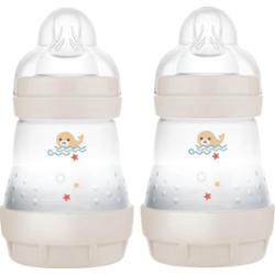 MAM Perfect Star Anti-colic Bottle butelka antykolkowa 0m+ Beige 2x160 ml