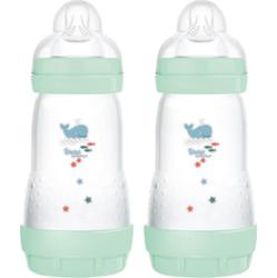 MAM Perfect Star Anti-colic Bottle butelka antykolkowa 2m+ Mint 2x260 ml