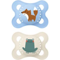 MAM Original 0+m smoczek Blue/ Nude 2 szt.