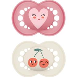 MAM Original 6+ months smoczek Pink/ Beige 2 szt.