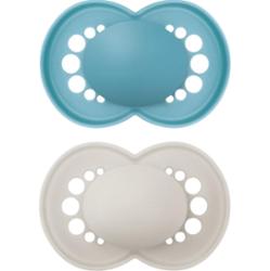 MAM Original 16m+ smoczek Turquoise/ Grey 2 szt.
