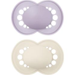 MAM Original 16m+ smoczek Purple/ Beige 2 szt.