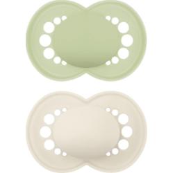 MAM Original 16m+ smoczek Green/ Beige 2 szt.