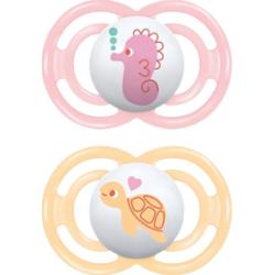 MAM Perfect 6m+ smoczek Pink/ Orange 2 szt.