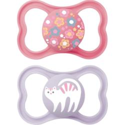 MAM Supreme Double Box 6+ months smoczek Pink/ Purple 2 szt.