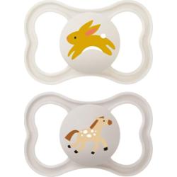 MAM Supreme 6m+ smoczek Beige/ Grey 2 szt.