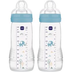 MAM Easy Active™ Baby Bottle butelka dla niemowląt 4m+ Blue 2x330 ml