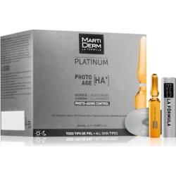 MartiDerm Platinum Photo Age HA+ serum przeciw starzeniu się skóry w ampułkach z witaminą C 30x2 ml