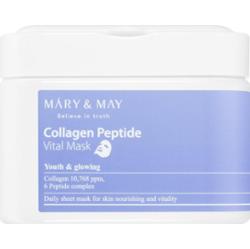 Mary&May Collagen Peptide Vital Mask zestaw maseczek płóciennych o działaniu przeciwzmarszczkowym 30 szt.
