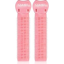 MASIL Roller Pins Peach Girl wałki samoprzyczepne dodający objętości od nasady 2 szt.