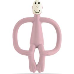 Matchstick Monkey Teething Toy and Gel Applicator gryzak ze szczoteczką 2 w 1 Dusty Pink 1 szt.