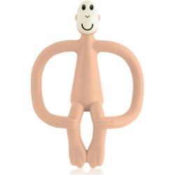 Matchstick Monkey Teething Toy and Gel Applicator gryzak ze szczoteczką 2 w 1 Peach Salmon 1 szt.