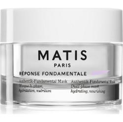 MATIS Paris Réponse Fondamentale Authentik-Fundamental Mask regenerująco-nawilżająca maseczka do twarzy do dwufazowej pielęgnacji skóry 50 ml