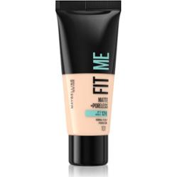 MAYBELLINE NEW YORK Fit Me! Matte+Poreless matujący podkład do skóry normalnej i tłustej odcień 101 True Ivory 30 ml