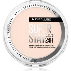 MAYBELLINE NEW YORK SuperStay 24H Hybrid Powder-Foundation kompaktowy podkład pudrowy matujące odcień 03 9 g
