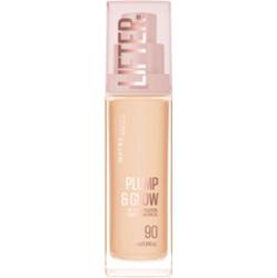 MAYBELLINE NEW YORK Lifter Plump & Glow podkład rozświetlający nadający naturalny wygląd odcień 90 30 ml