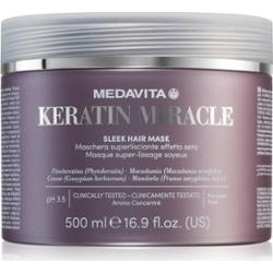 Medavita Keratin Miracle Sleek Hair Mask nawilżająca maseczka wygładzająca 500 ml
