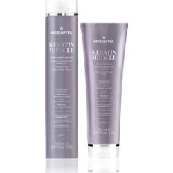 Medavita Keratin Miracle zestaw do wygładzenia i odżywienia niepodatnych włosów