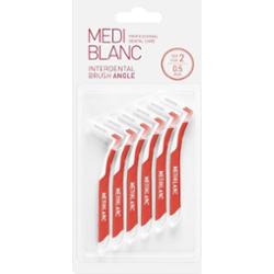 MEDIBLANC Interdental Pick-brush Angle szczoteczka międzyzębowa 6 szt. 0,5 mm Red 6 szt.