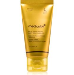 medicube Kojic Acid Tumeric Night Wrapping Mask maseczka rozjaśniająca do cery poszarzałej o niejednolitym kolorze na noc 75 ml