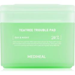 MEDIHEAL Teatree Trouble Pad tonizujące płatki do twarzy o działaniu uspokajającym 100 szt.