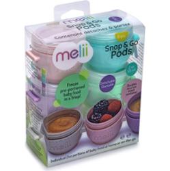 Melii Snap&Go pudełko śniadaniowe 6x59 ml