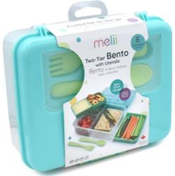 Melii Bento Box pudełko śniadaniowe Blue, Mint, Lime 1446 ml