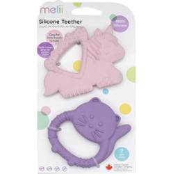 Melii Teethers gryzak Unicorn & Cat 2 szt.