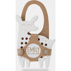 Milin Big Wooden Lacing Toy Little Deer Emily zabawka edukacyjna 18 cm x 13 cm x 0,7 cm 1 szt.