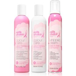 milk_shake® Colour Care Flower Fragrance Go Pink Threepack zestaw do włosów farbowanych