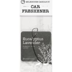 Milkhouse Candle Co. Creamery Eucalyptus Lavender zawieszka zapachowa do auta 1 szt.