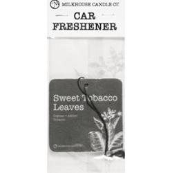 Milkhouse Candle Co. Creamery Sweet Tobacco Leaves zawieszka zapachowa do auta 1 szt.