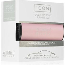 Millefiori Milano Icon Car Air Freshener Magnolia Blossom & Wood Classic Pink