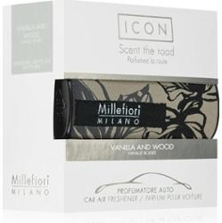 Millefiori Milano Icon Car Air Freshener Vanilla & Wood Textil Floral