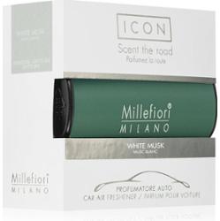 Millefiori Milano Icon Car Air Freshener White Musk Classic