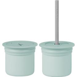 Minikoioi Sip+Snack Set komplet naczyń dla dzieci River Green / Powder Grey 1 szt.