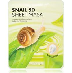 Missha Snail maseczka z płachcie o działaniu oczyszczającym i odświeżającym z ekstraktem ze śluzu ślimaka 23 g