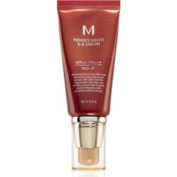 Missha M Perfect Cover krem BB z wysoką ochroną UV odcień No. 21 Light Beige SPF42/PA+++ 50 ml
