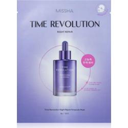 Missha Time Revolution Night Repair Ampoule przeciwzmarszczkowa maska w płachcie 30 g