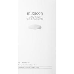 mixsoon Melting Collagen Neck & Forehead Film maska nawilżająca w płacie do twarzy i szyi 5 szt.